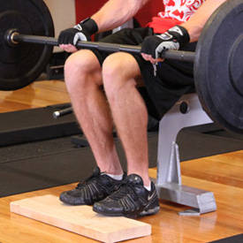 Barbell Seated Calf Raise thumbnail image