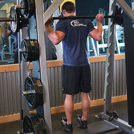 Smith Machine Reverse Calf Raises thumbnail image