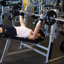 Wide-Grip Decline Barbell Bench Press thumbnail image