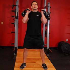 Front Squats With Two Kettlebells thumbnail image