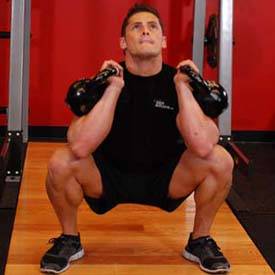 Front Squats With Two Kettlebells thumbnail image