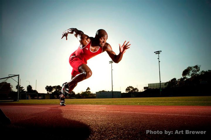 If you run fast enough the fat can't keep up.