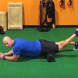 Foam Roll Quads