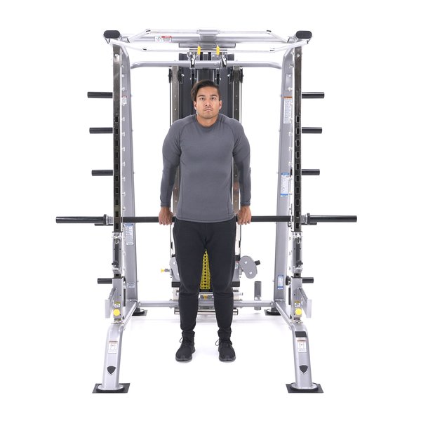 Smith machine behind-the-back shrug thumbnail image