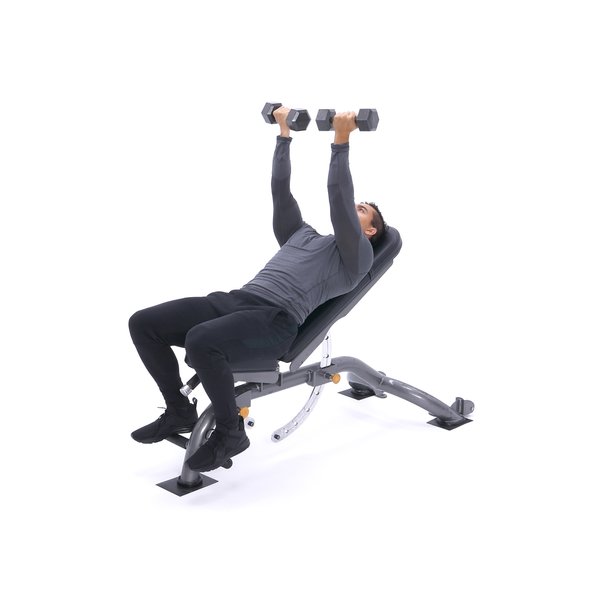 Reverse-grip incline dumbbell bench press thumbnail image