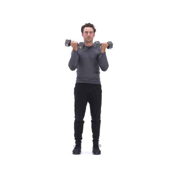 Biceps curl to shoulder press thumbnail image