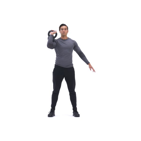 Single-arm kettlebell push-press thumbnail image